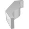 Ekena Millwork 5 1/2-in. W x 18-in. D x 30-in. H Funston Architectural Grade PVC Knee Brace BRCP055X18X30FST - alternate 2